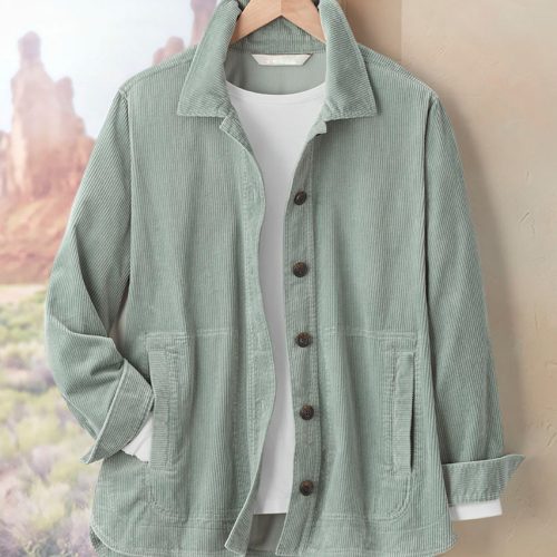 braeburn corduroy shirt jacket frosted thyme 10 16721