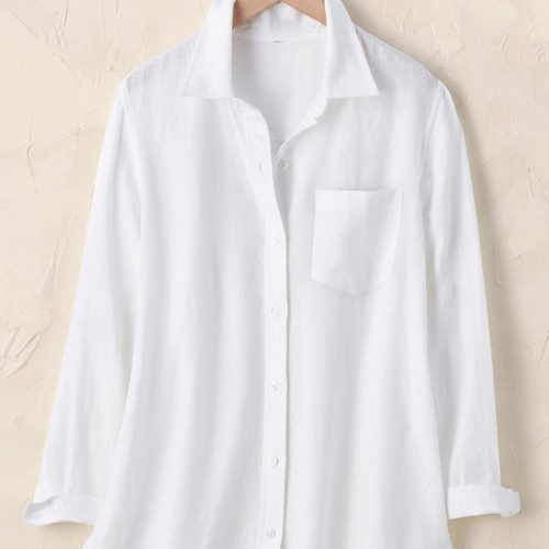 linen big shirt white 2 60668