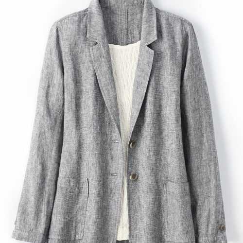 linen boyfriend jacket charcoal 8 02663