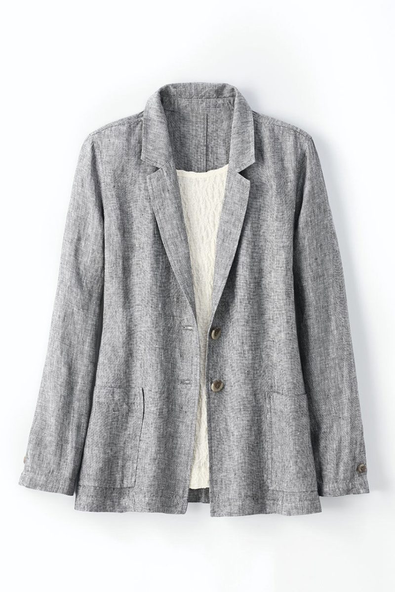 linen boyfriend jacket charcoal 8 02663