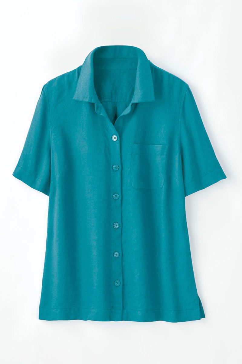 linen camp shirt cerulean 2 45111