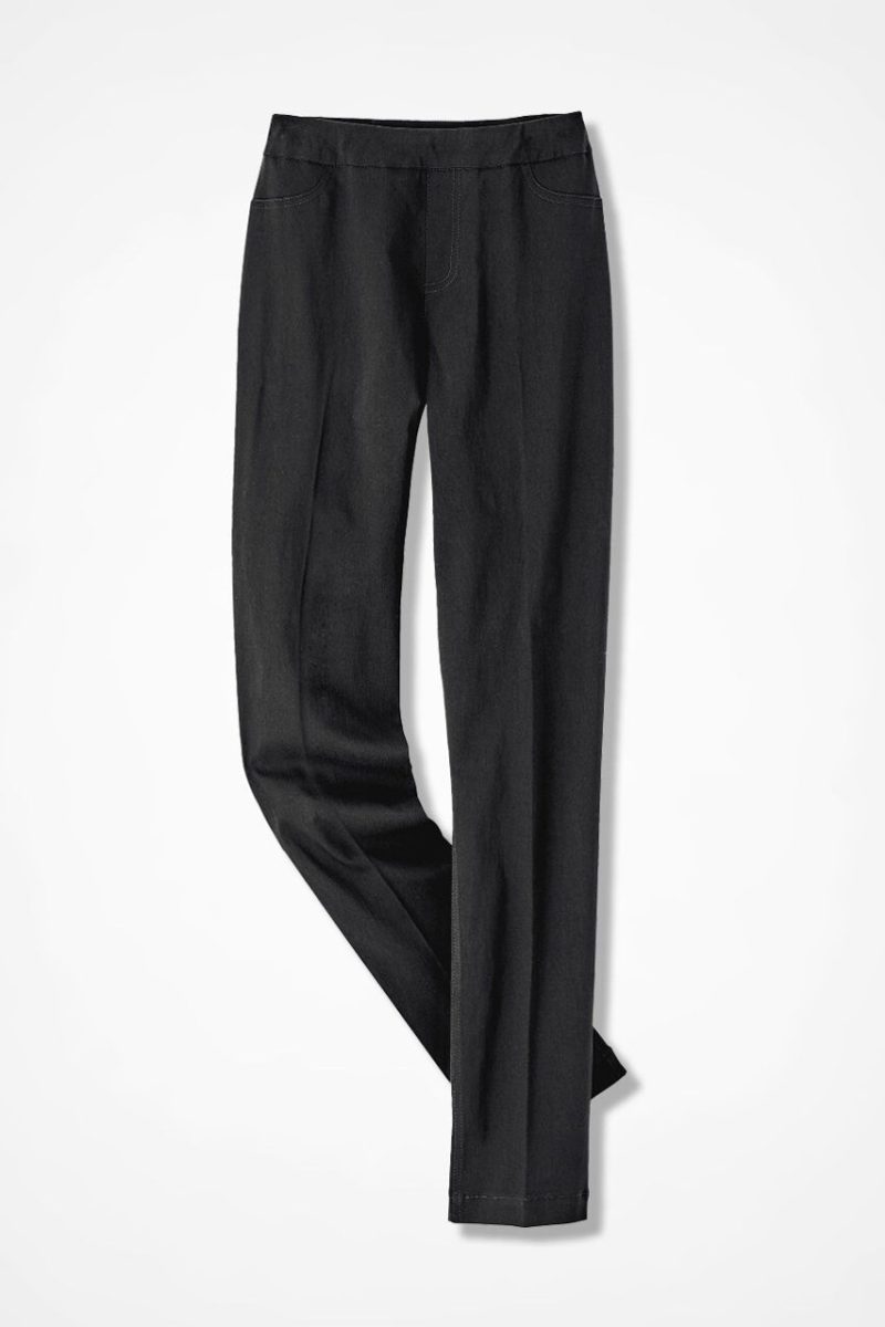 pull on anywear shapeme ankle pants black 2 11712