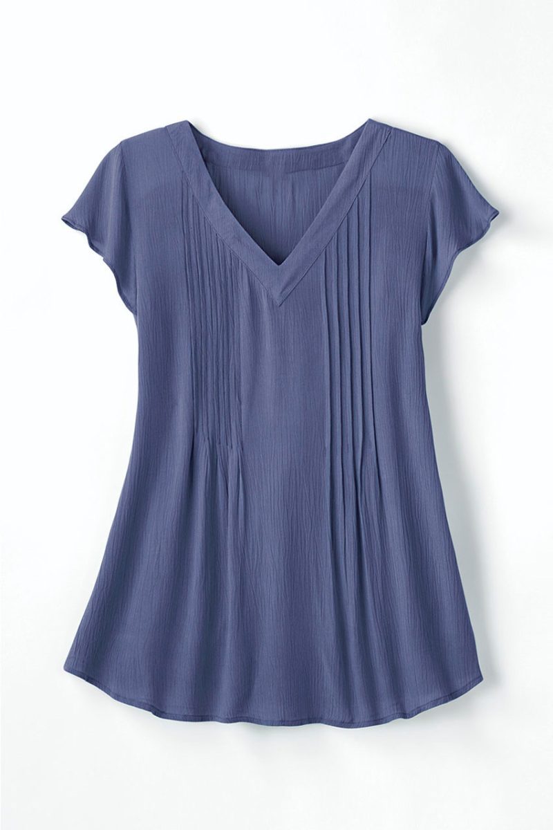 solstice blouse ranch blue 4 04445