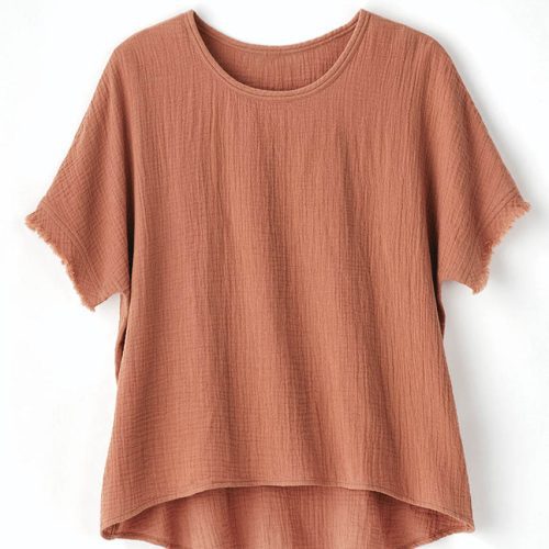 summer breeze gauze dolman top copper 11 22775