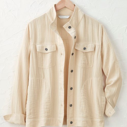 summer breeze gauze jacket natural 0 11369