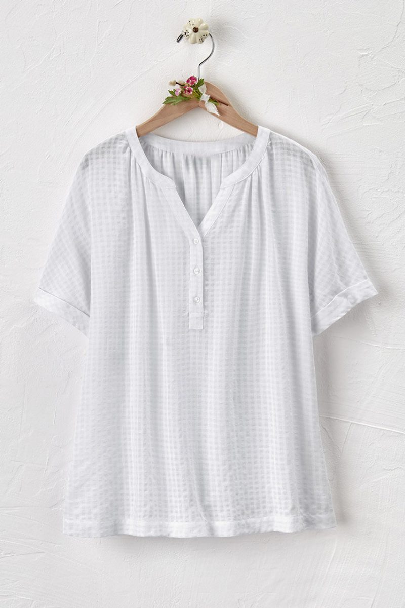 textured gauze top white 1 50240 42277